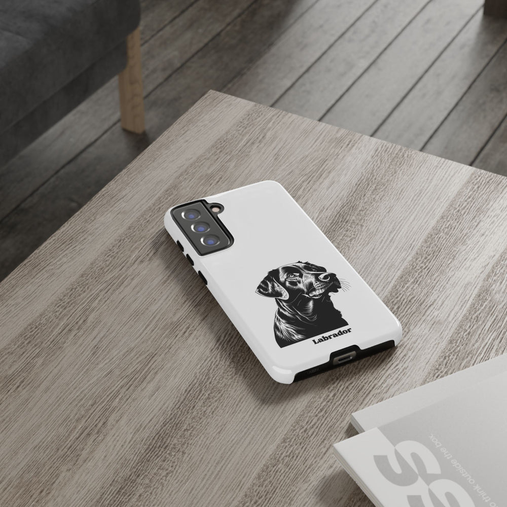 Black Lab Protective Phone Case