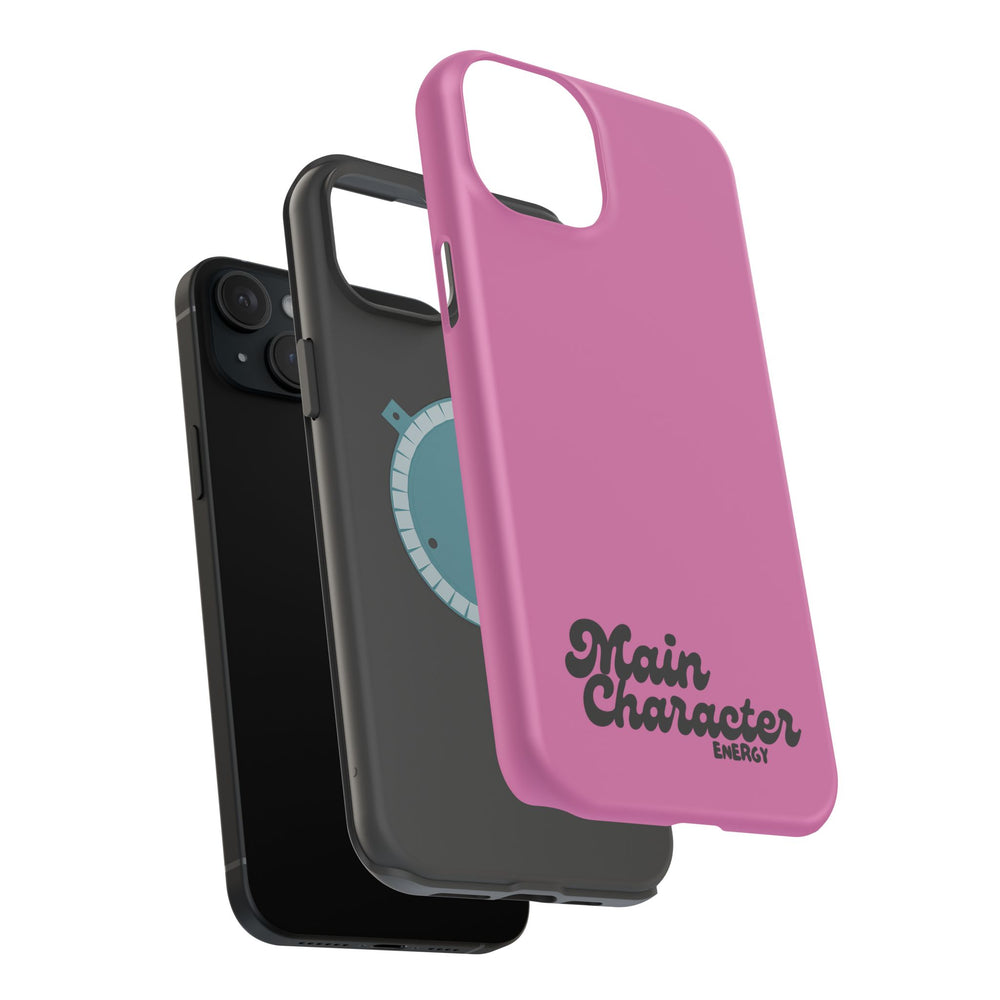 Main Character Energy Pink Edition Magnetic Tough iPhone 16, 15, 14, 13 Pro & Max Cases