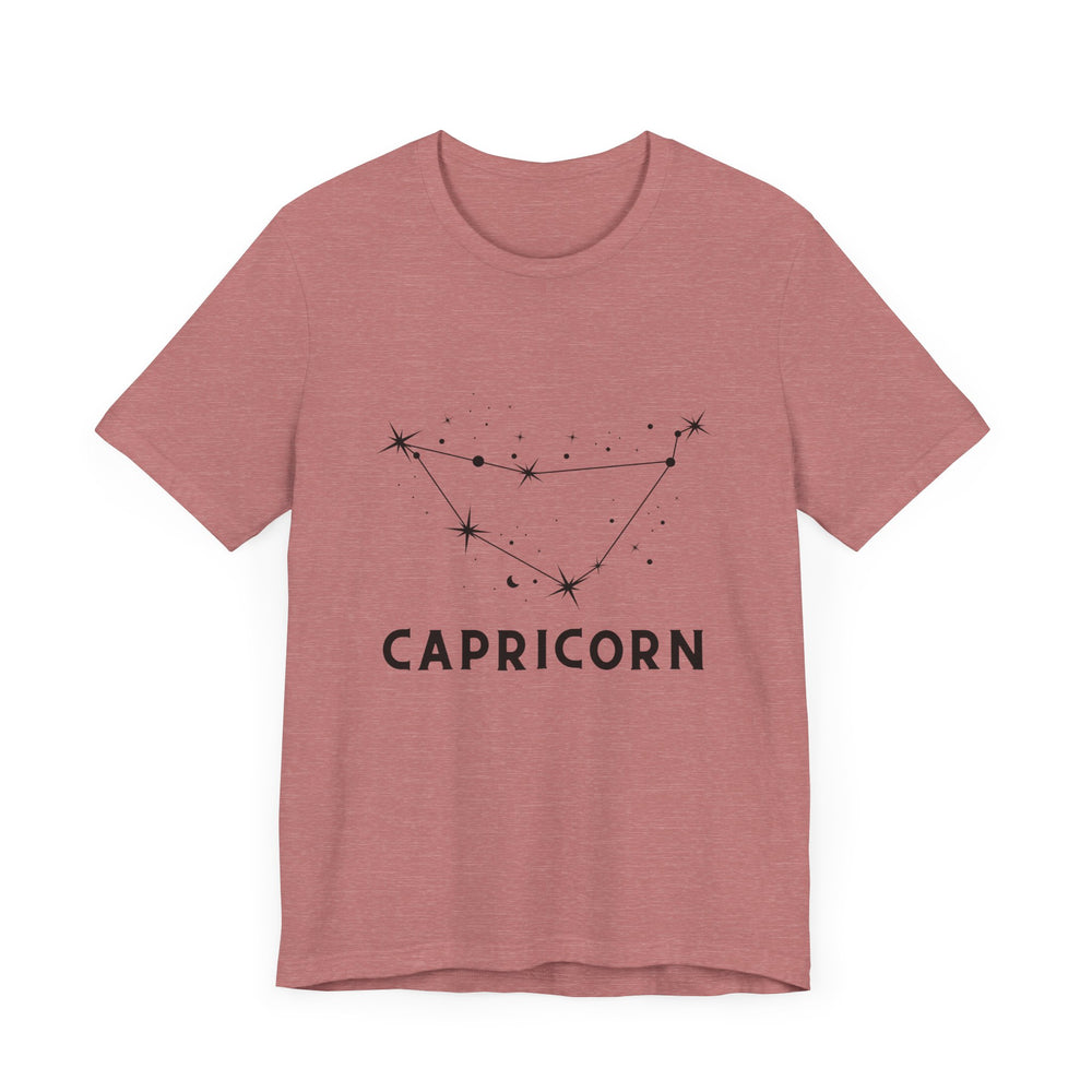 Capricorn Sea Goat Constellation Zodiac Unisex Jersey Short Sleeve Tee