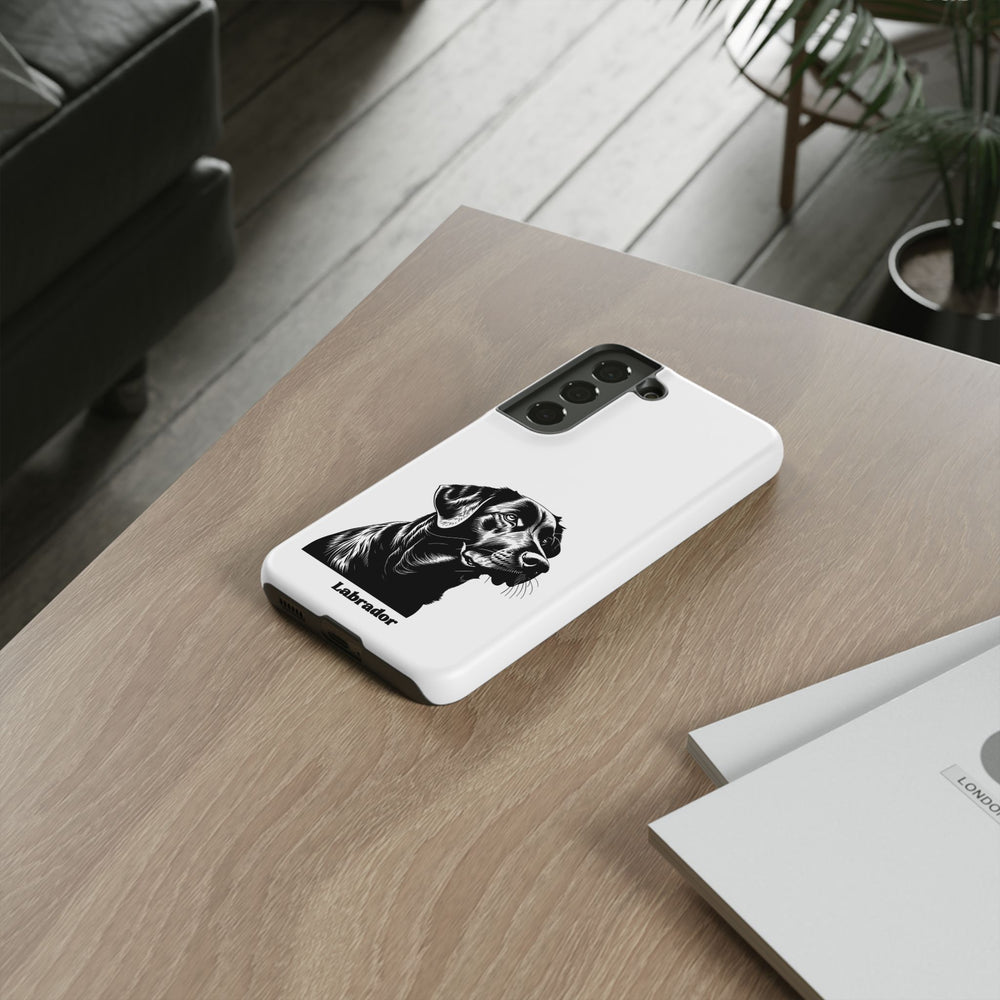 Black Lab Protective Phone Case