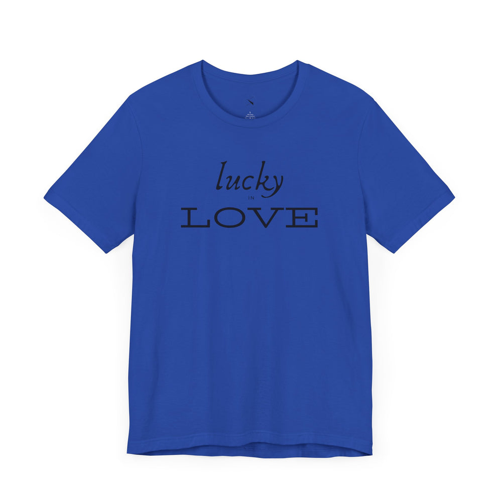 Lucky In Love Jersey Short Sleeve Tee