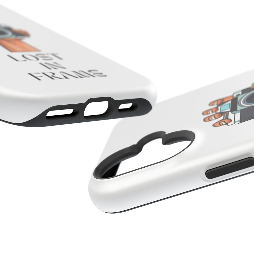 Lost in Frame Photog iPhone 14, iPhone 15, iPhone 16 Magnetic Tough Cases