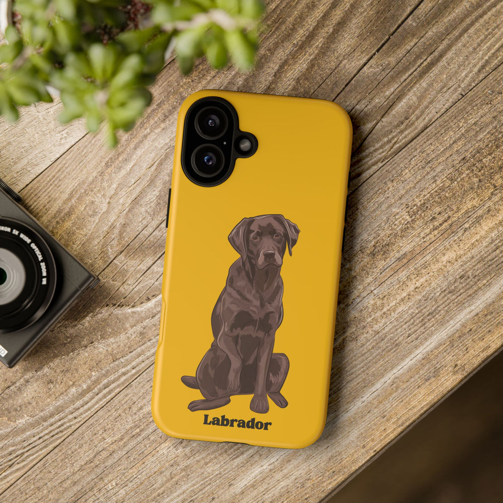 Chocolate Lab Protective Phone Case