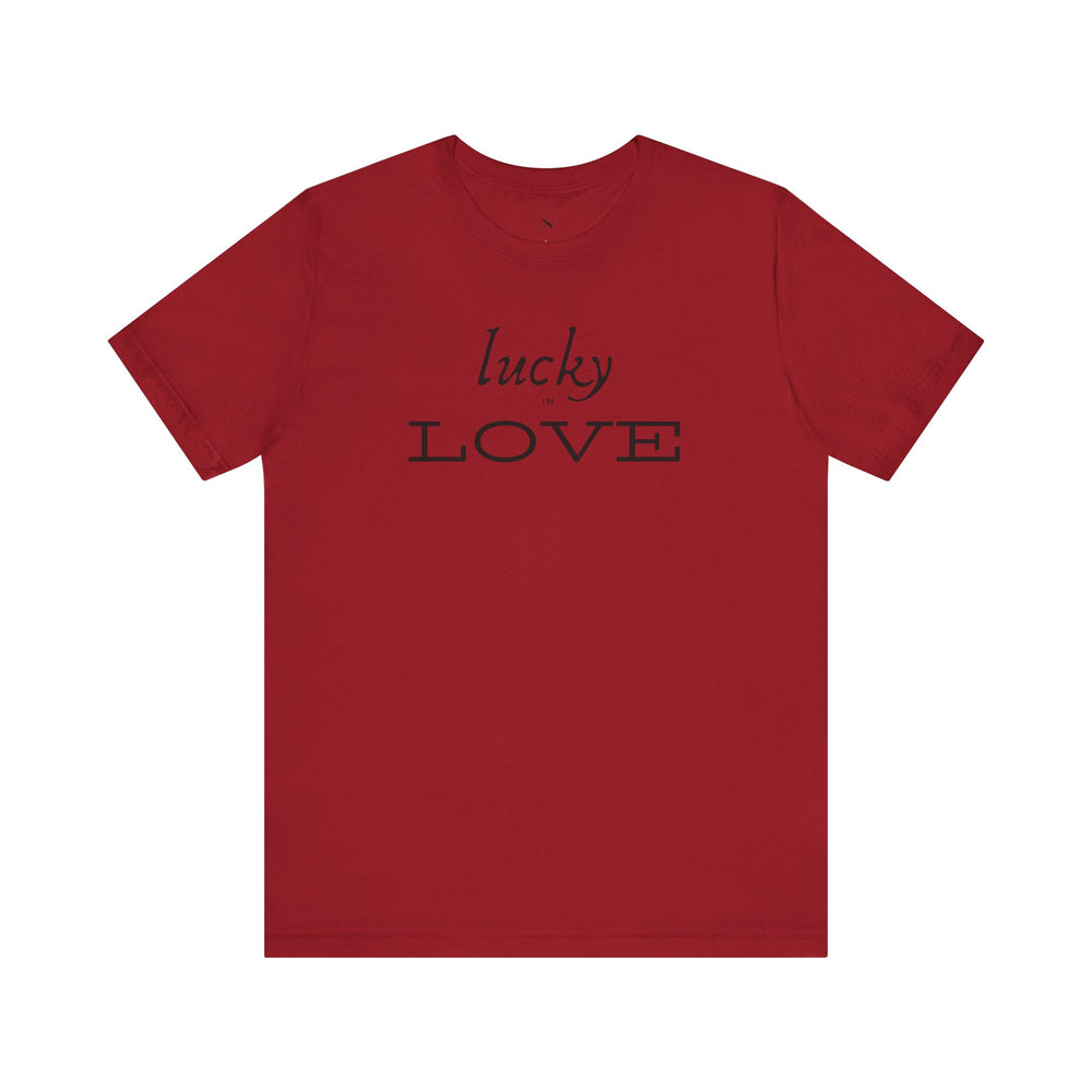 Lucky In Love Jersey Short Sleeve Tee