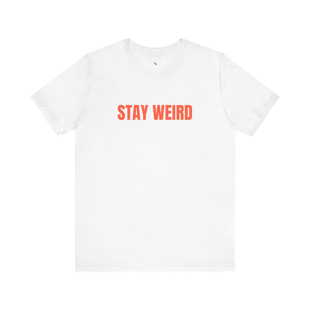 Stay Weird Oversized Tee – Embrace Your Uniqueness. Own the Moment. 🌀🖤