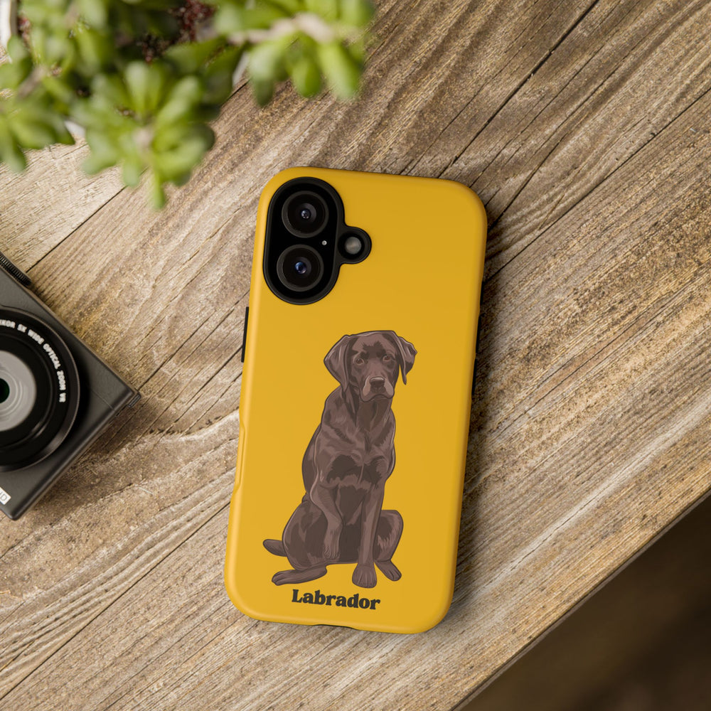 Chocolate Lab Protective Phone Case