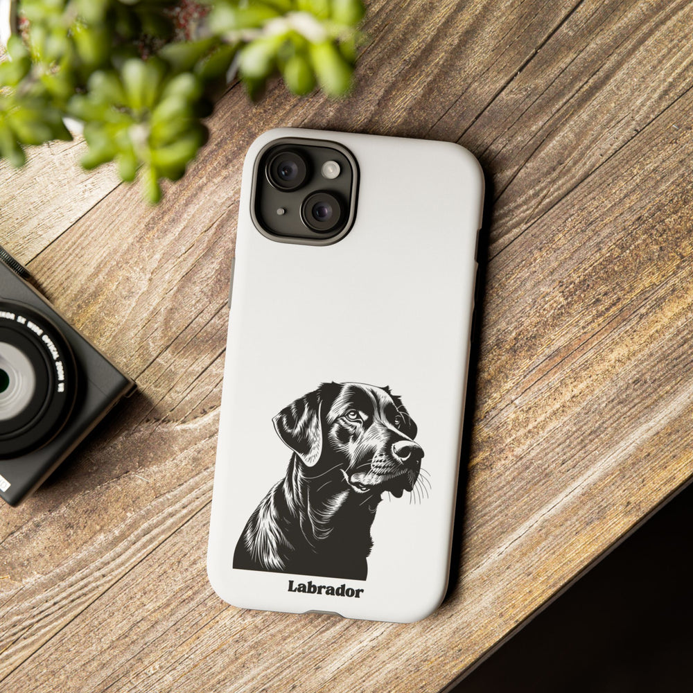Black Lab Protective Phone Case