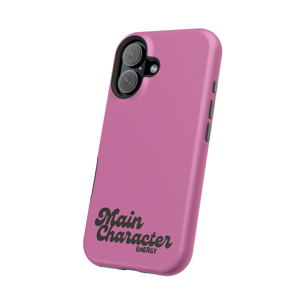 Main Character Energy Pink Edition Magnetic Tough iPhone 16, 15, 14, 13 Pro & Max Cases