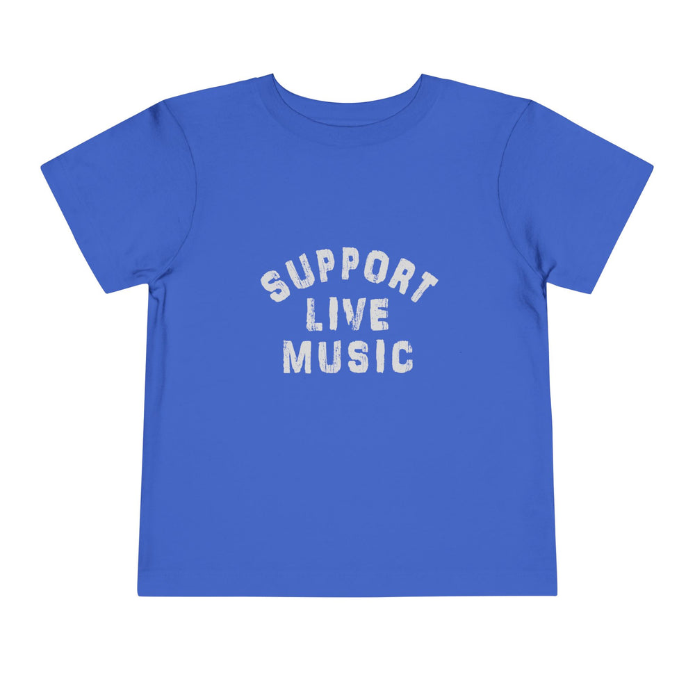 Support Live Music Toddler Short Sleeve Tee