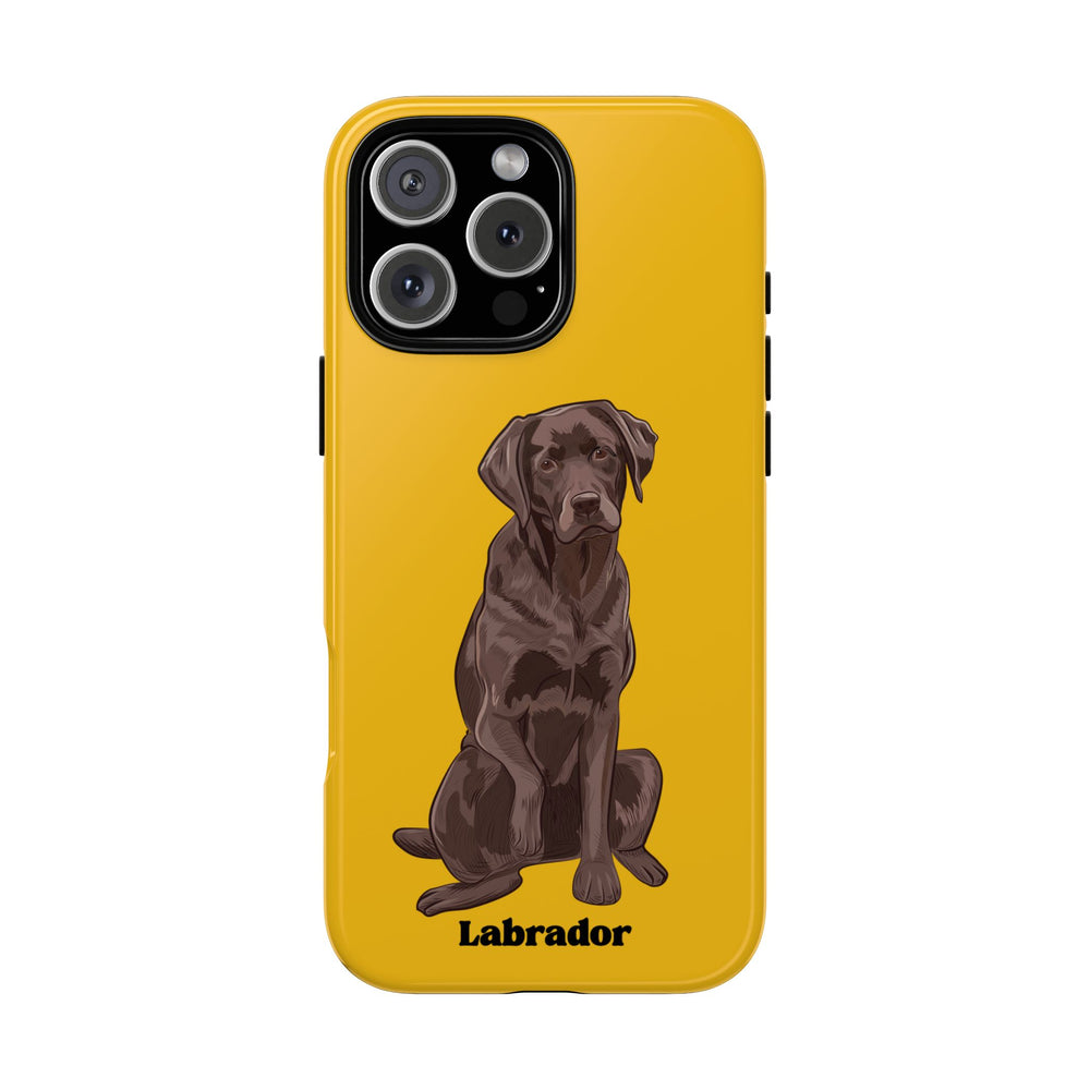 Chocolate Lab Protective Phone Case