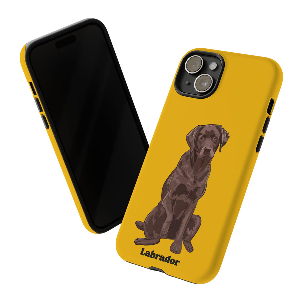 Chocolate Lab Protective Phone Case