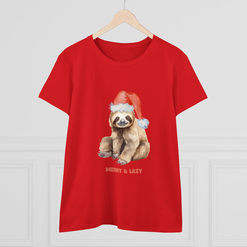 Sloth Christmas Women's Tee