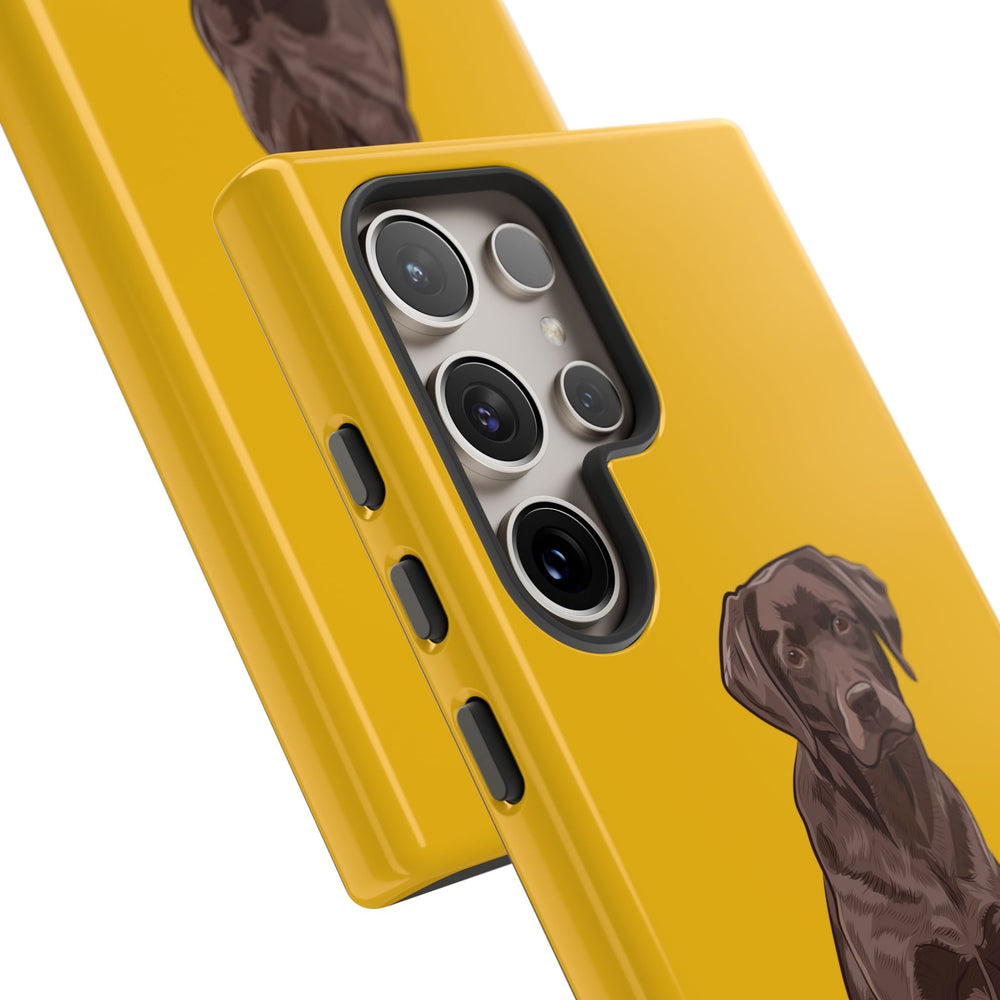 Chocolate Lab Protective Phone Case