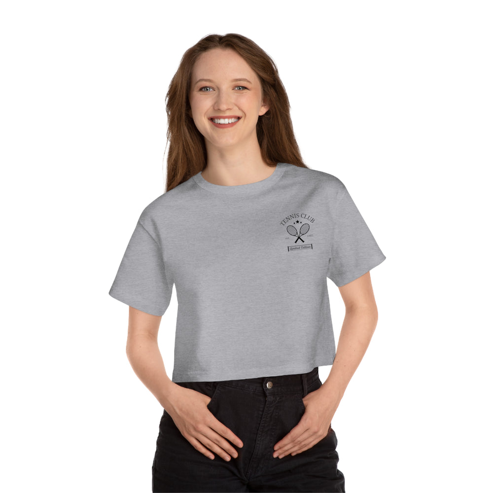 Tennis Club Champion Women's Heritage Cropped T-Shirt