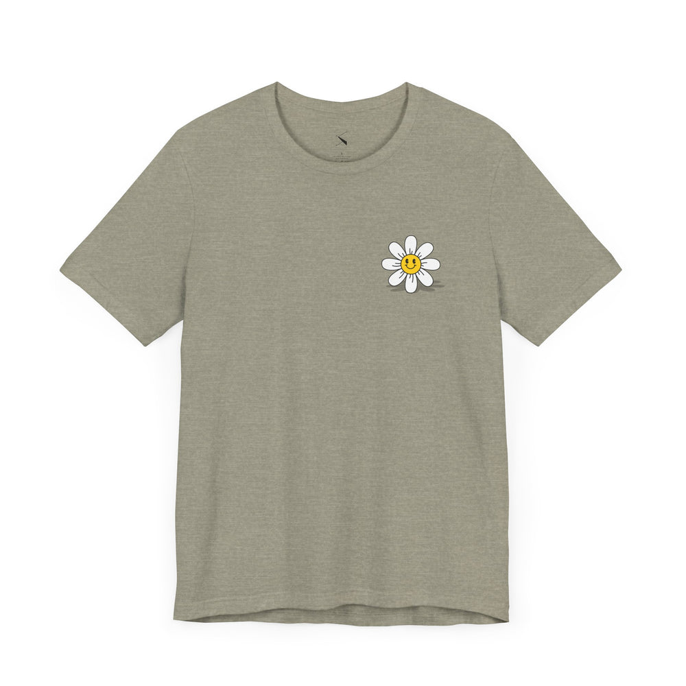 Smiling Daisy Men's Jersey Tee - Casual Summer Vibes