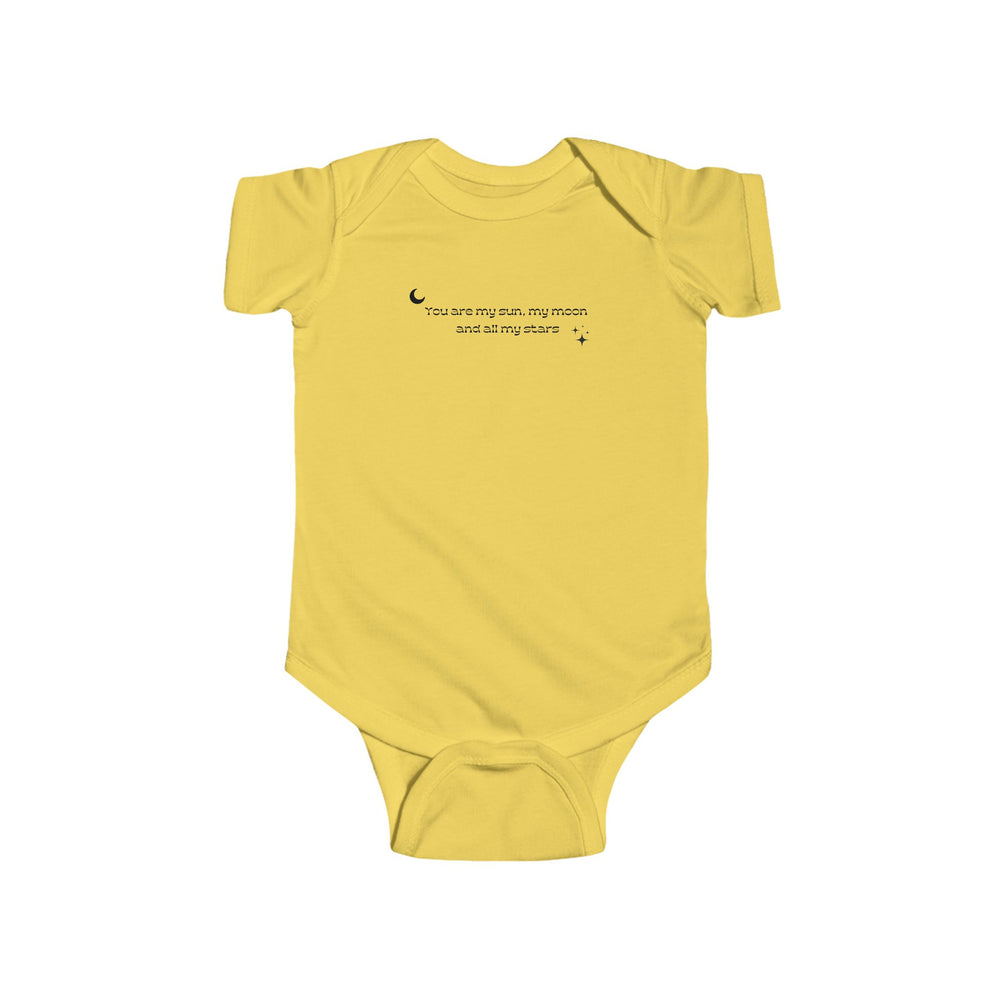 You Are My Sun, My Moon, and All My Stars Infant Bodysuit – A Celestial Hug for Your Little One ☀️🌙✨