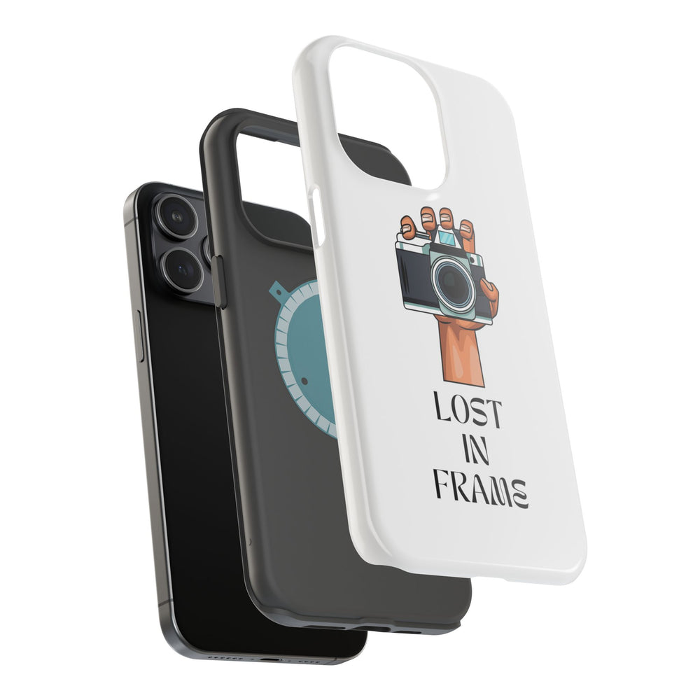 Lost in Frame Photog iPhone 14, iPhone 15, iPhone 16 Magnetic Tough Cases