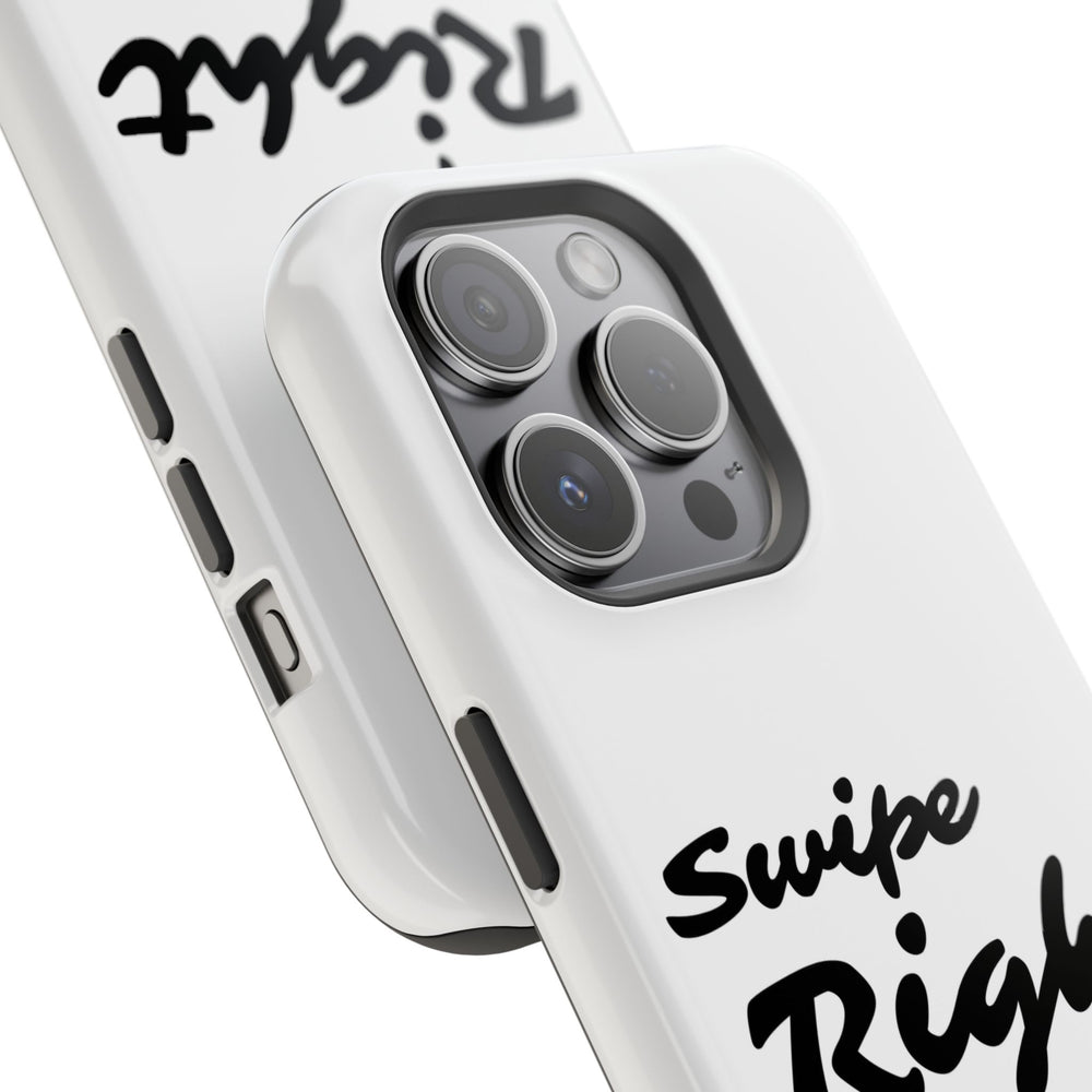Swipe Right iPhone 16, 15 Magnetic Tough Cases - A Perfect Match for Your iPhone