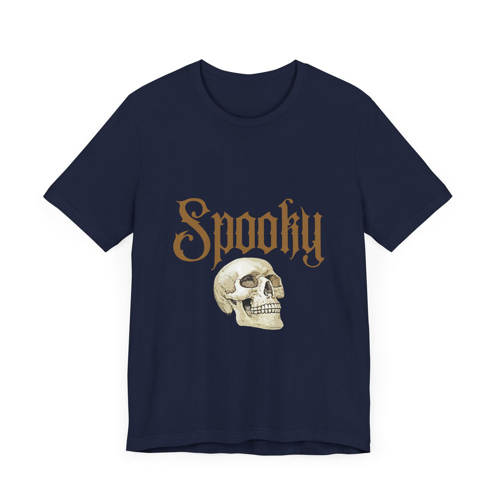 Spooky Skull Halloween Unisex Jersey Short Sleeve Tee