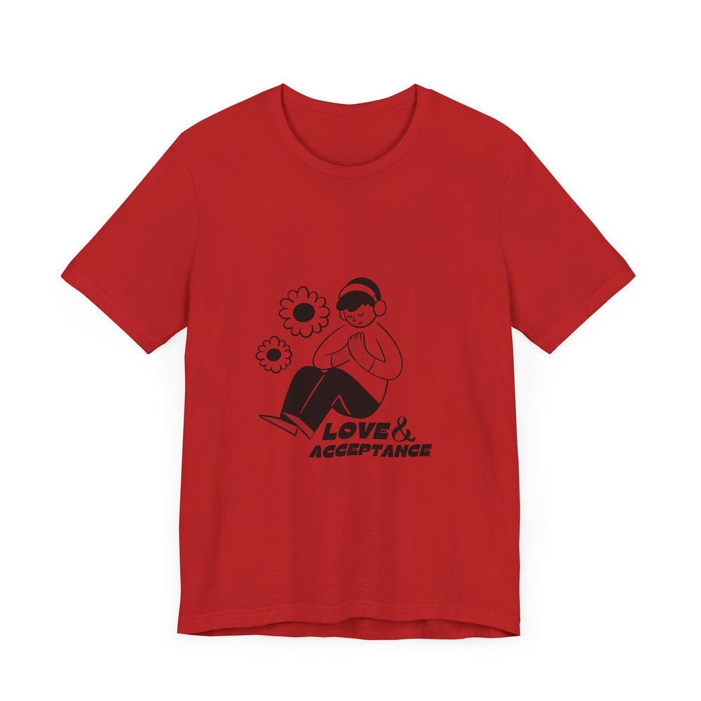 Love & Acceptance Autism Awareness Men's Short Sleeve Tee