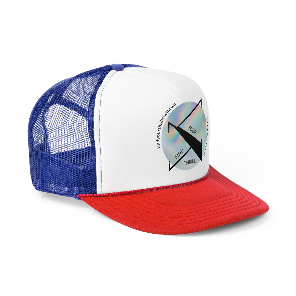 Find Your Thrill Hologram Trucker Cap