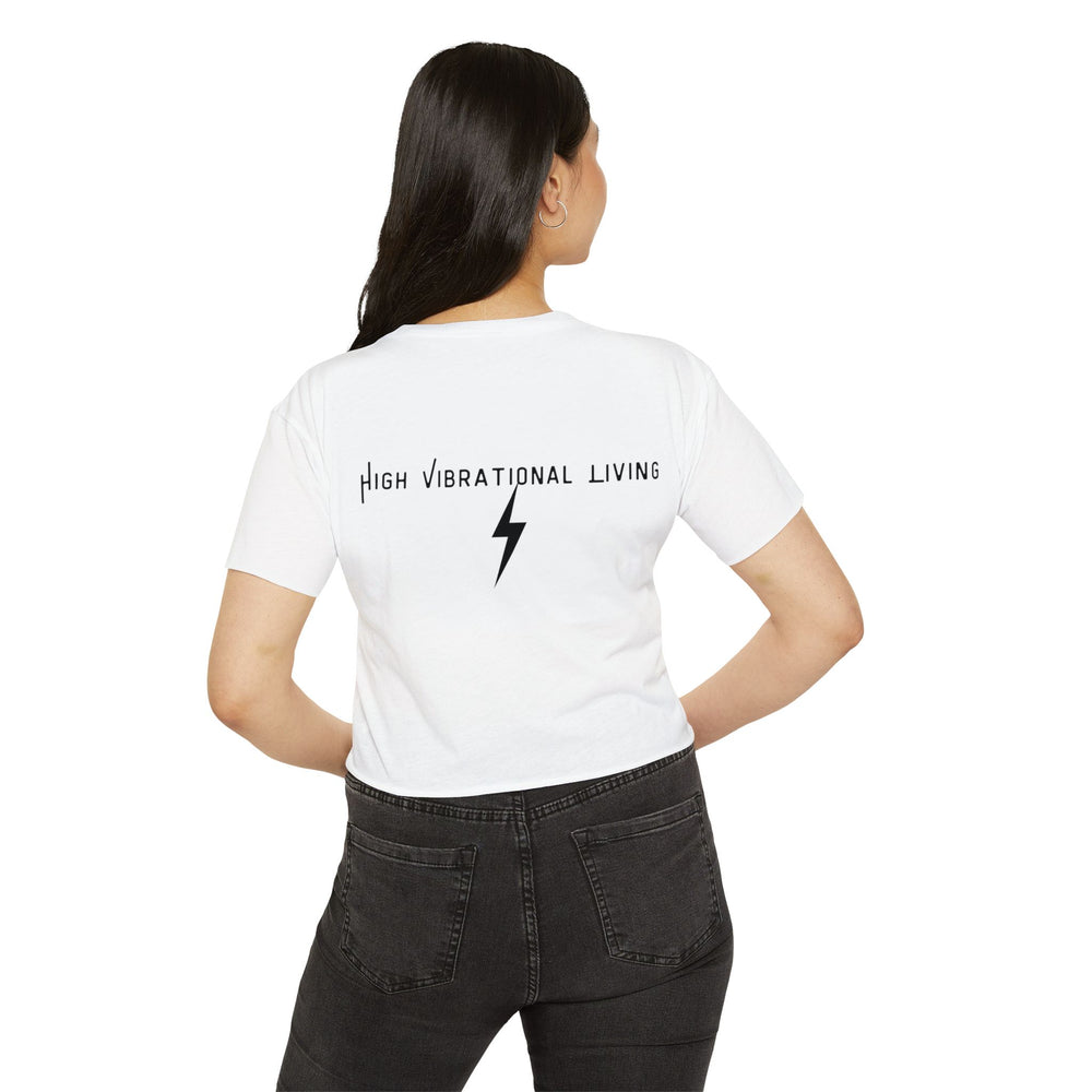 High Vibrational Living Women's Festival Crop Top