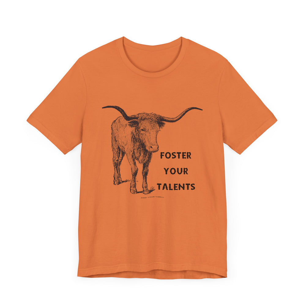 FOSTER Your Talents Longhorns Jersey Short Sleeve Tee