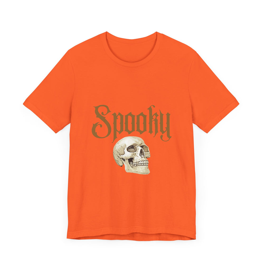Spooky Skull Halloween Unisex Jersey Short Sleeve Tee