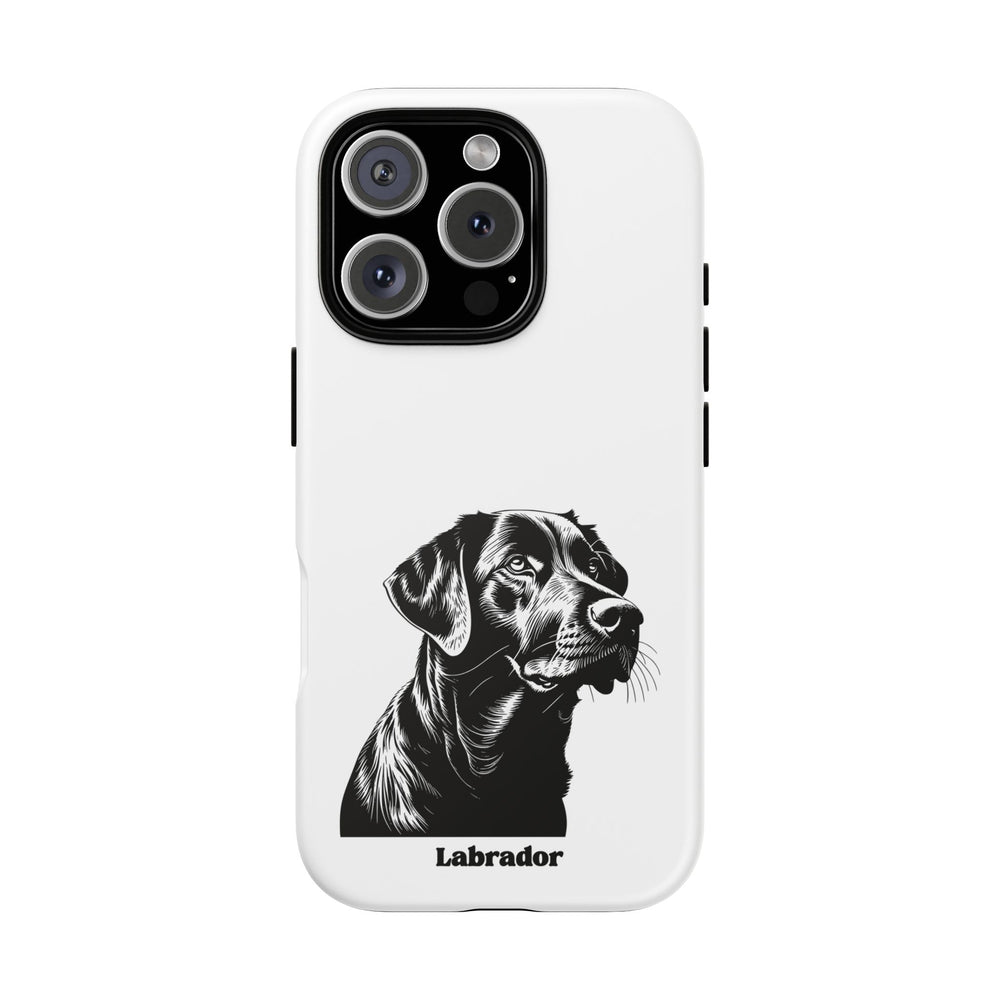 Black Lab Protective Phone Case