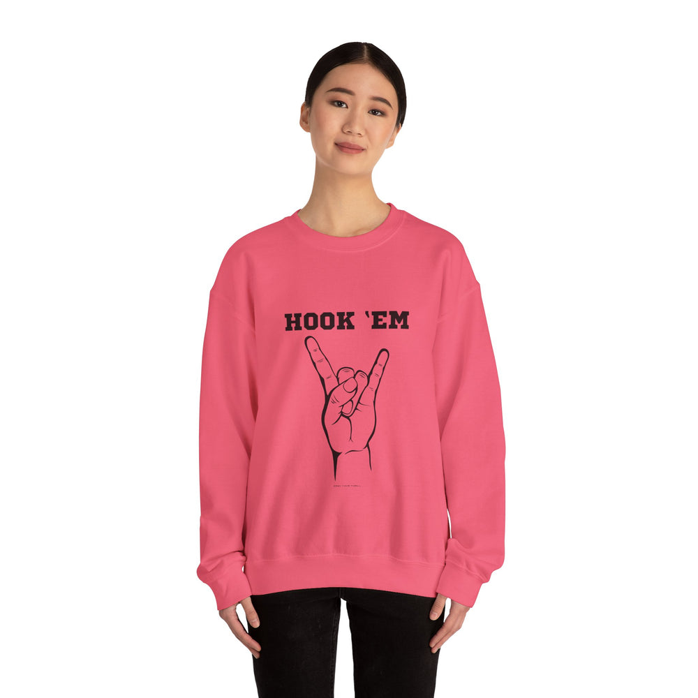 Hook 'Em Crewneck Sweatshirt