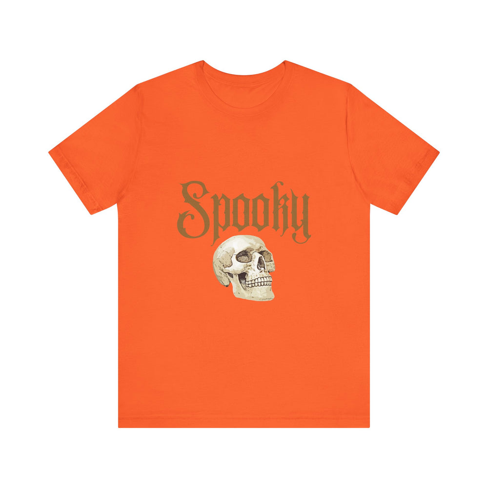 Spooky Skull Halloween Unisex Jersey Short Sleeve Tee