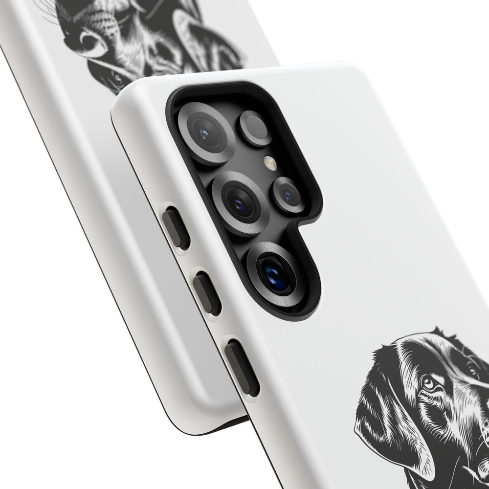 Black Lab Protective Phone Case