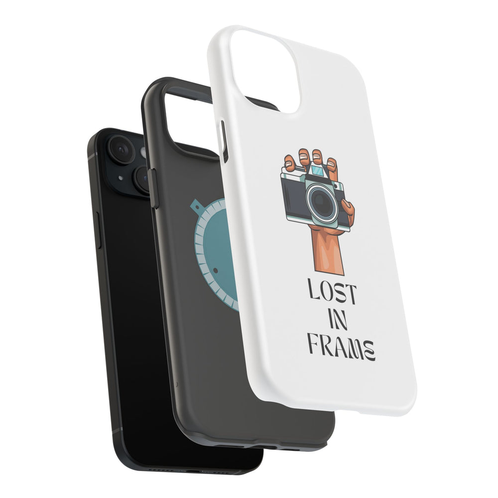 Lost in Frame Photog iPhone 14, iPhone 15, iPhone 16 Magnetic Tough Cases