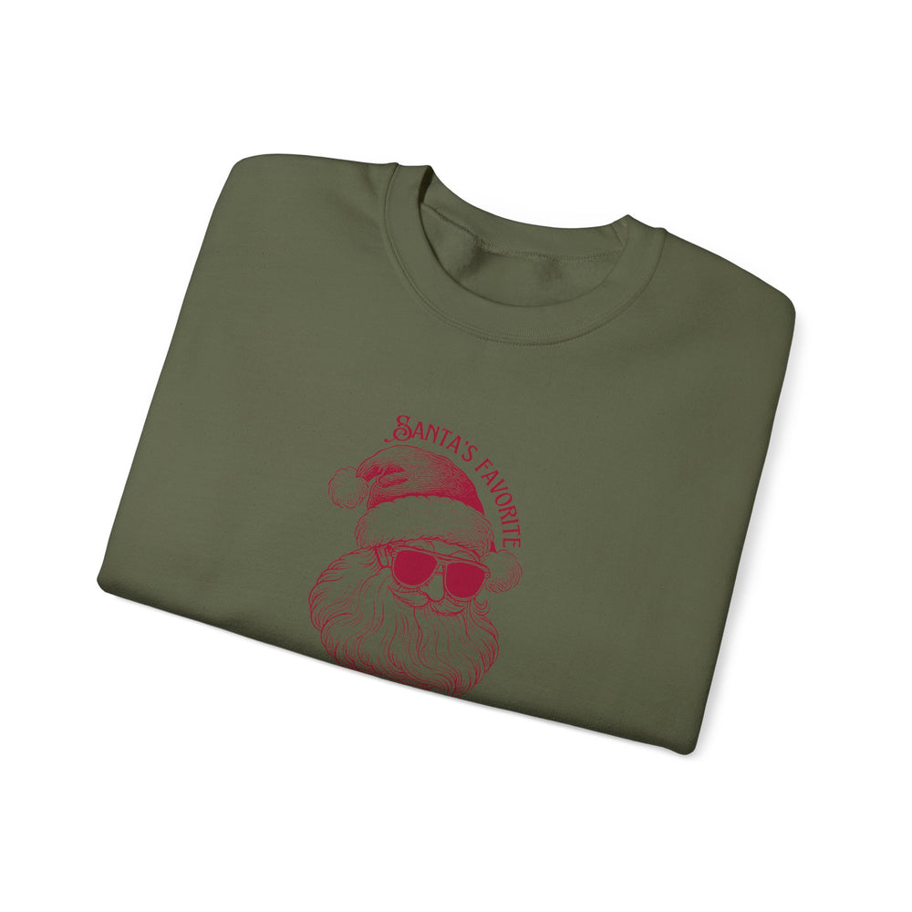 Santa's Favorite Crewneck Sweatshirt