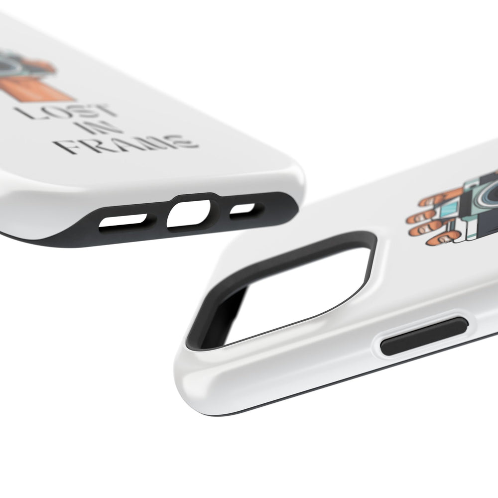 Lost in Frame Photog iPhone 14, iPhone 15, iPhone 16 Magnetic Tough Cases