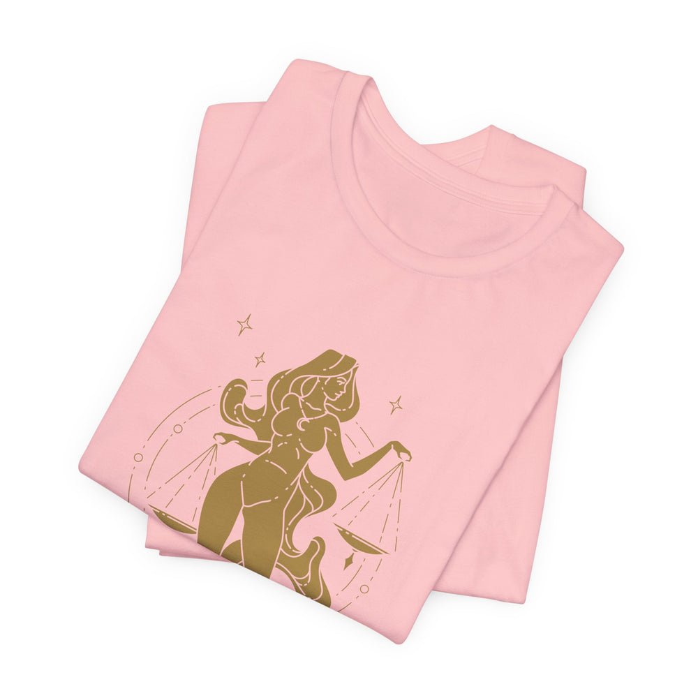 Libra Constellation Zodiac Short Sleeve Tee
