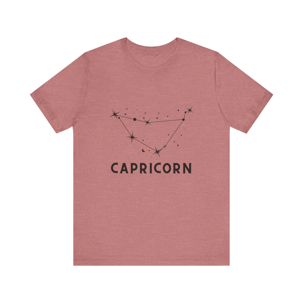 Capricorn Sea Goat Constellation Zodiac Unisex Jersey Short Sleeve Tee