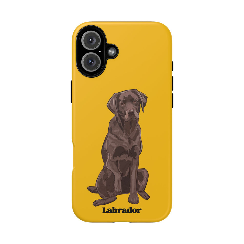 Chocolate Lab Protective Phone Case