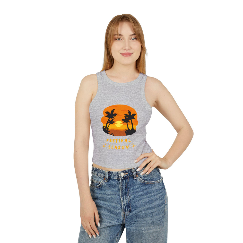 Festival Season - Women's Micro Rib Racer Tank Top