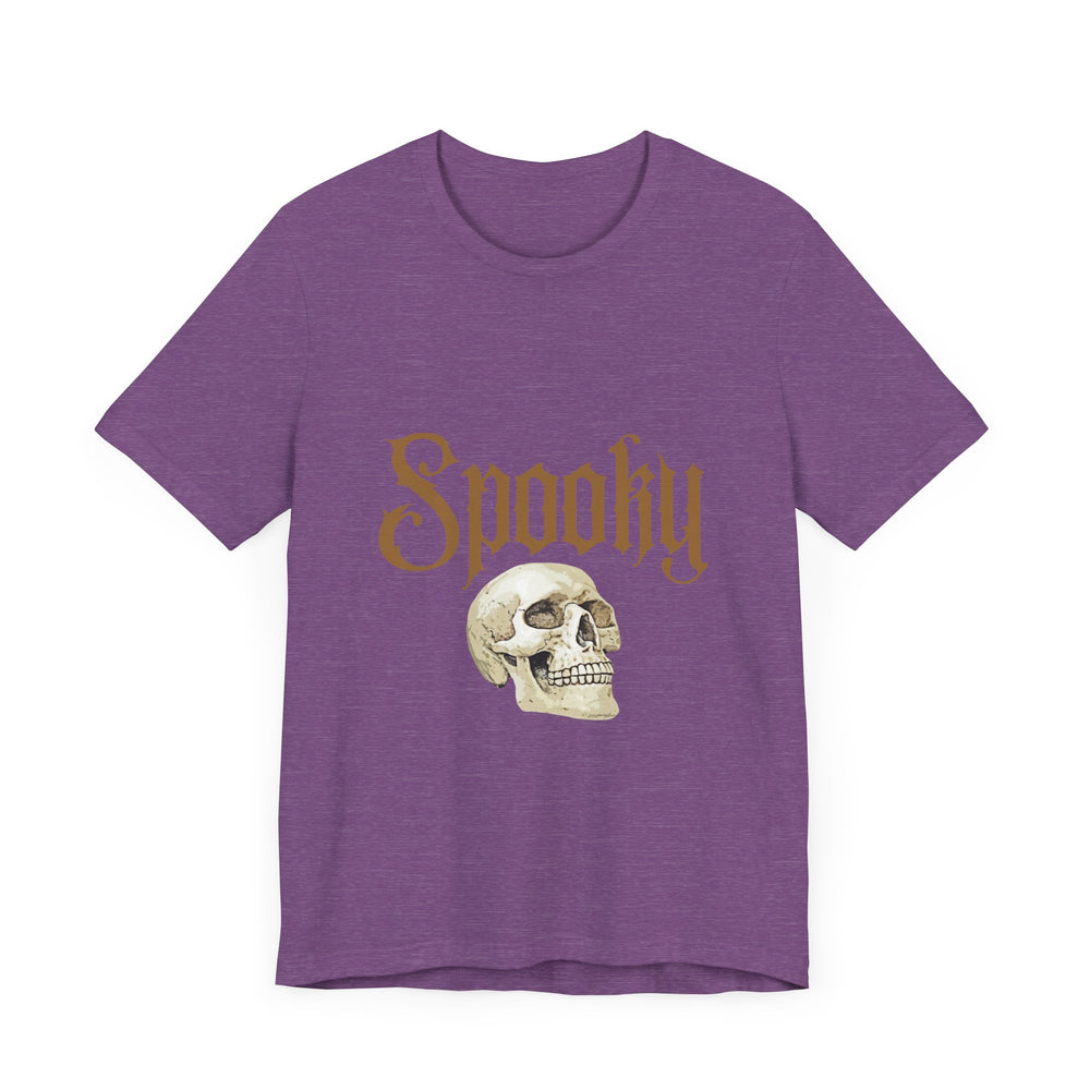 Spooky Skull Halloween Unisex Jersey Short Sleeve Tee