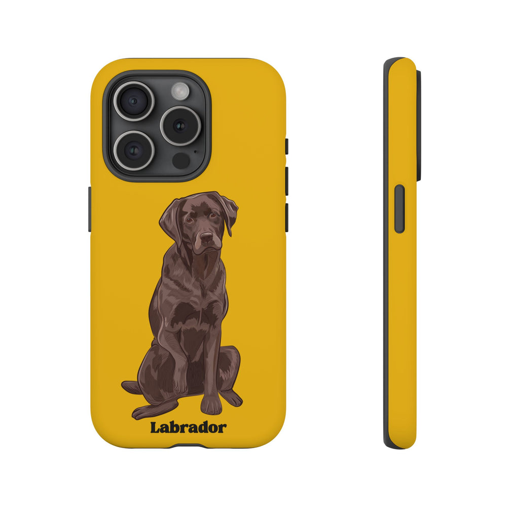 Chocolate Lab Protective Phone Case