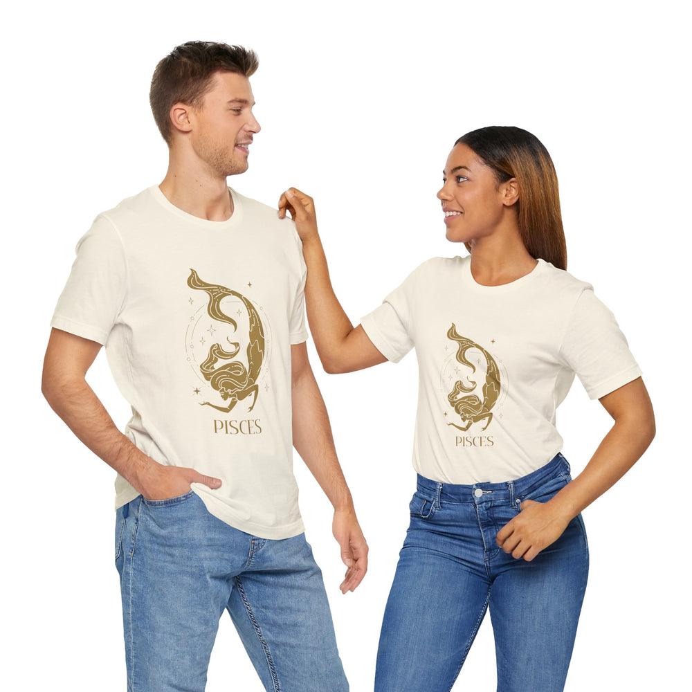 Pisces Constellation Zodiac Unisex Jersey Short Sleeve Tee
