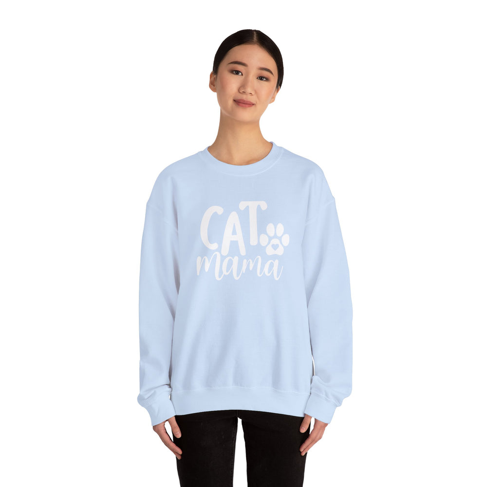 Cat Mama Crewneck Sweatshirt