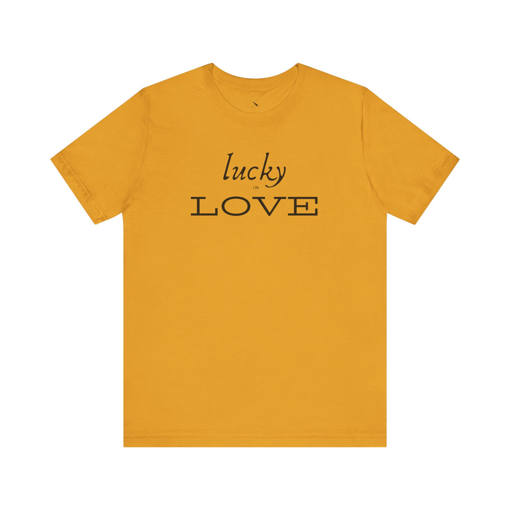Lucky In Love Jersey Short Sleeve Tee