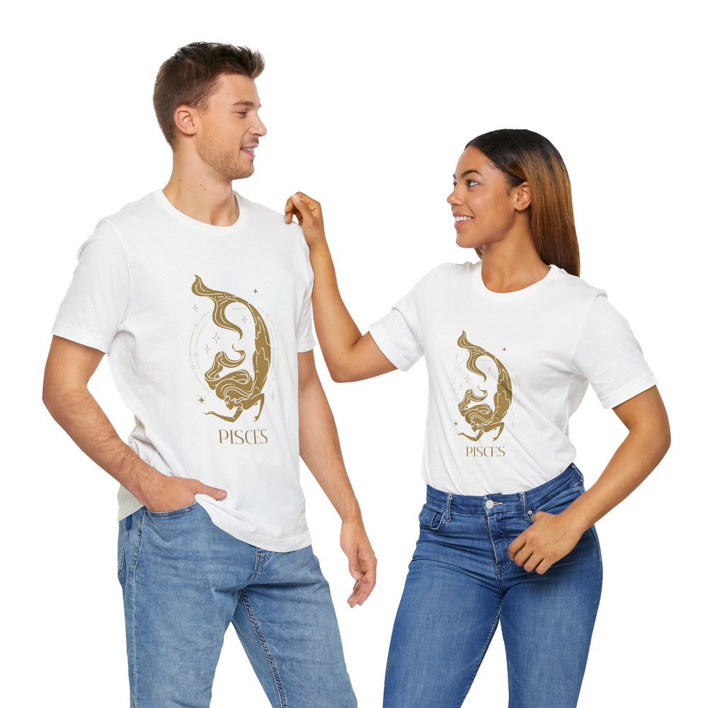 Pisces Constellation Zodiac Unisex Jersey Short Sleeve Tee
