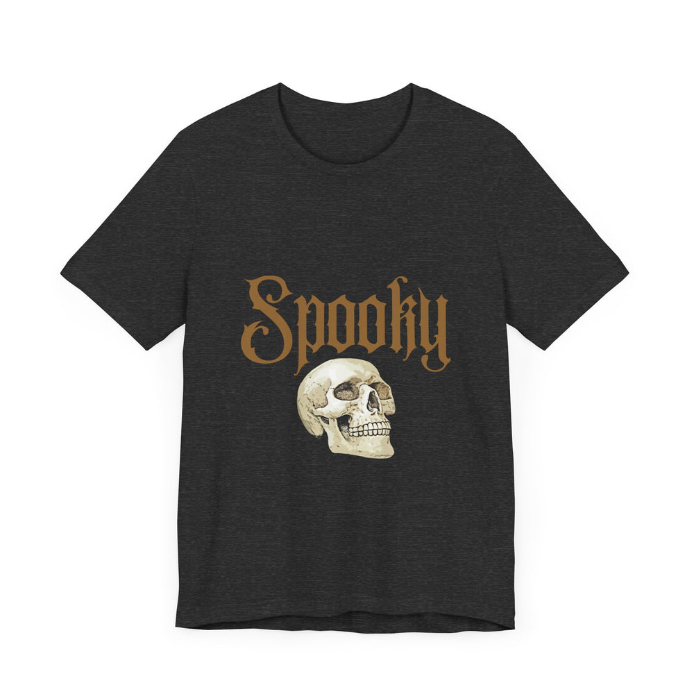 Spooky Skull Halloween Unisex Jersey Short Sleeve Tee