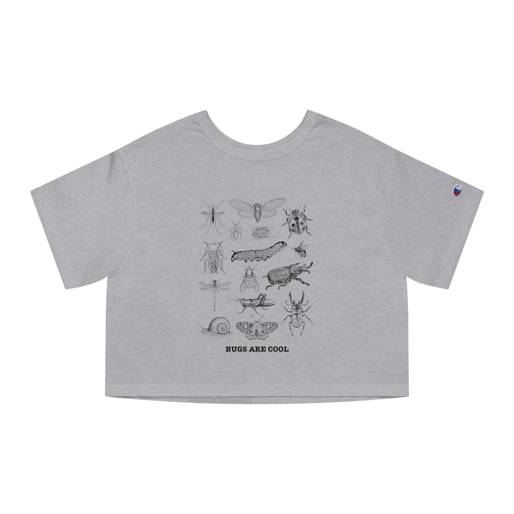 Bugs Are Cool Champion Women's Cropped T-Shirt