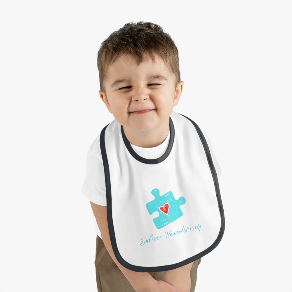 Embrace Neurodiversity Baby Jersey Bib