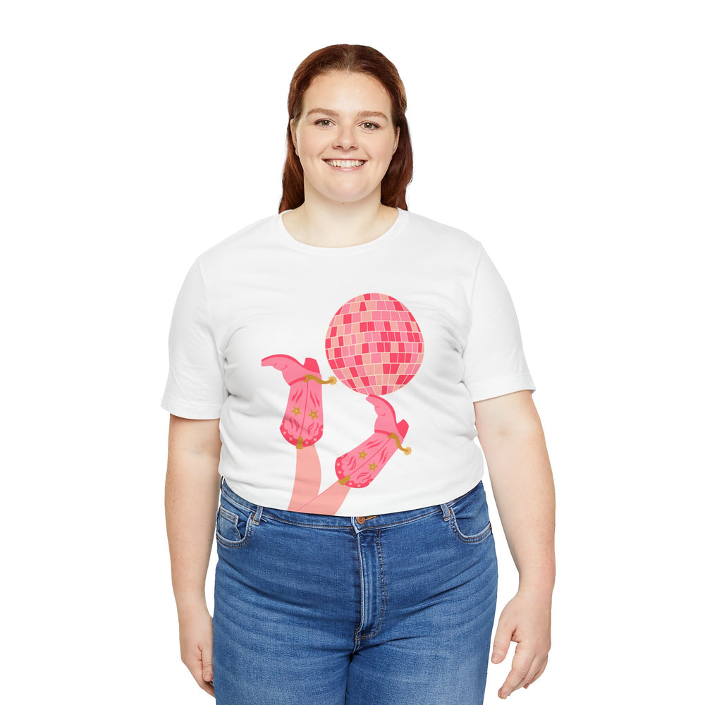 FYT Cowgirl Pink Disco - Find Your Tranquility Short Sleeve Tee