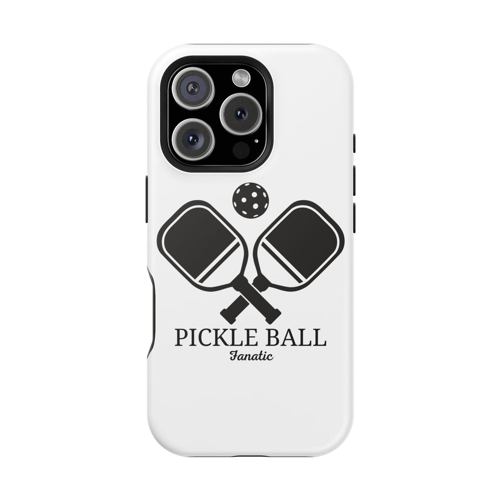 Pickleball Fanatic iPhone 15, iPhone 16 Magnetic Tough Cases